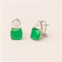 Earrings Ultima Edizione Woman in Silver OAO5617.VERDE